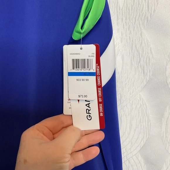 Grand Slam blue and green golf dress XL NWT - Picture 4 of 5